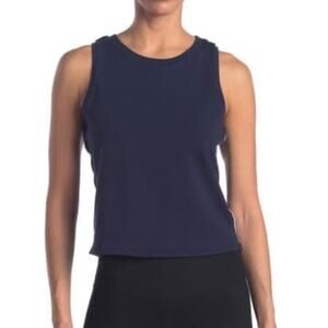 Splendid NWT Cropped Tank Striped Sides Blue Size XL Sweatshirt